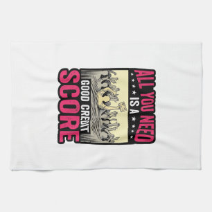Good Credit Score Vintage Funny Finance Shirt_1 Tea Towel