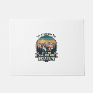 Good Day Hiking Cavalier King Charles Dog Doormat
