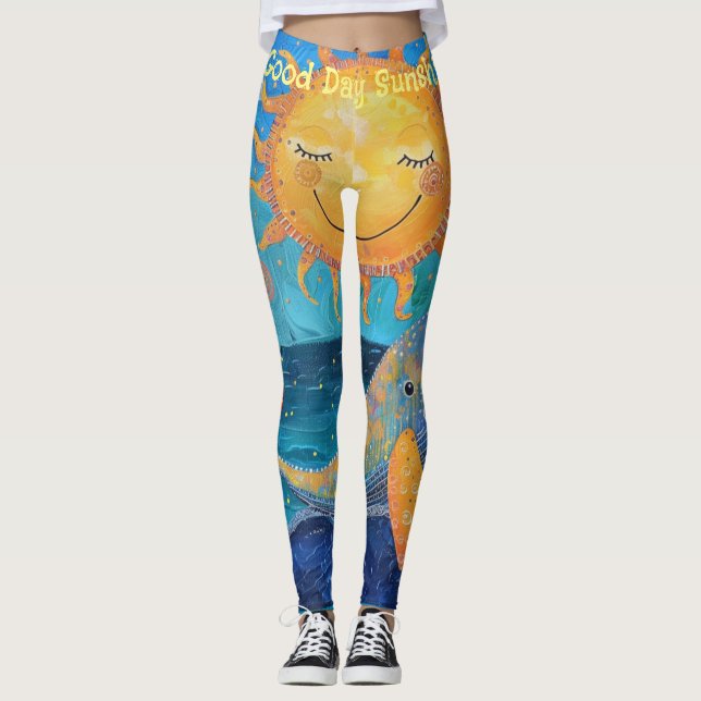 Good Day Sunshine Leggings (Front)