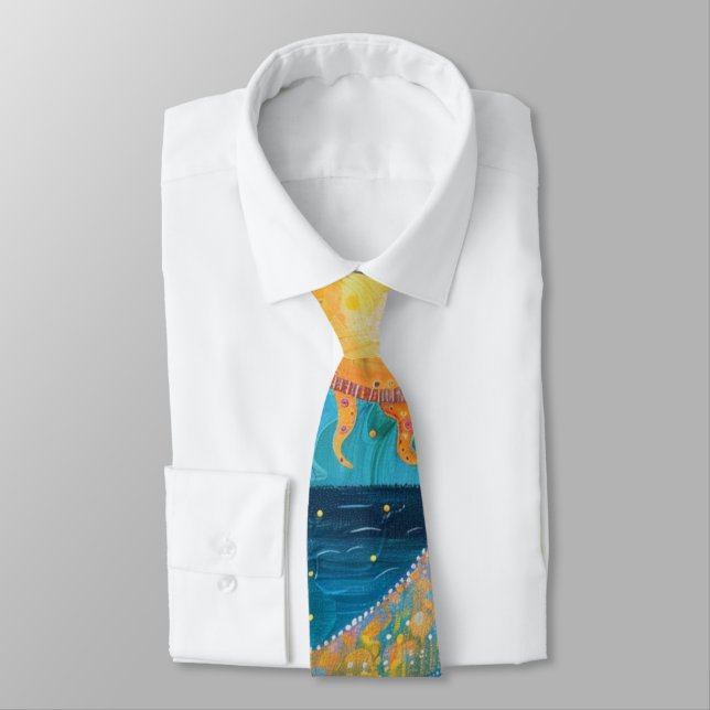 Good Day Sunshine Necktie (Tied)