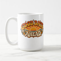 Good Days Ahead Retro 70s Vintage Sunshine Floral