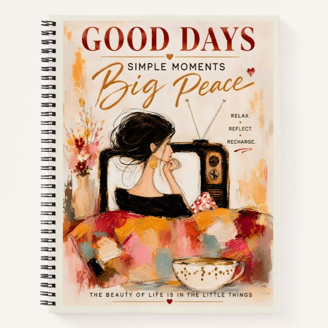 Good Days Big Peace Notebook (Front)