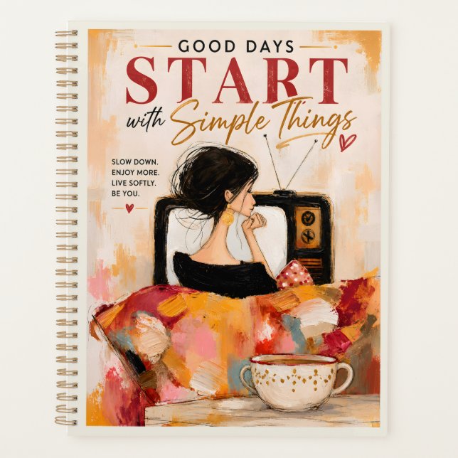 Good Days Simple Things Planner (Front)