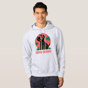 Good Doggo Retro Dog Art Hoodie