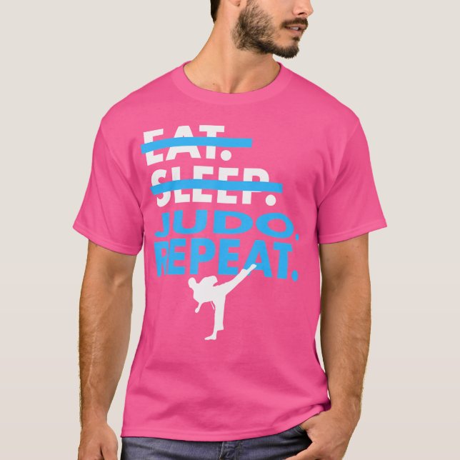 Good Eat Sleep Judo Repeat T-Shirt (Front)