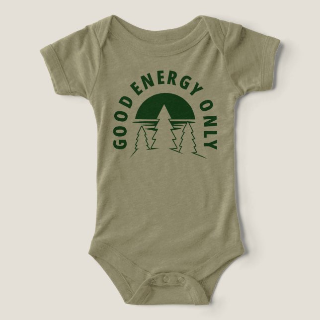 Good Energy Only – Minimalist Nature Art (Design Front)