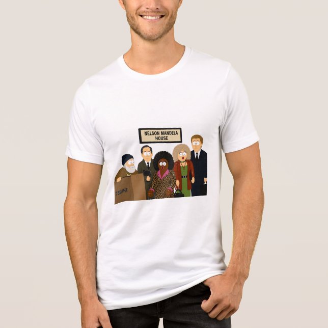 "Good Evening"  Tri-Blend Shirt (Front)