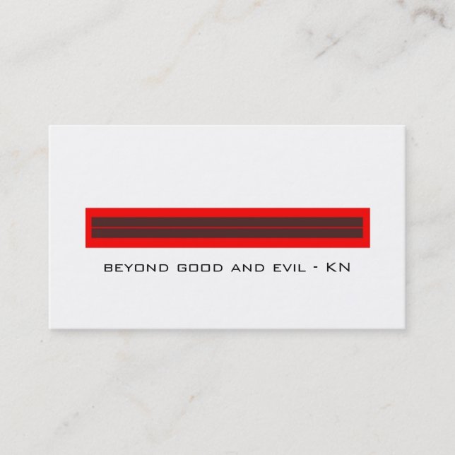 good-evil BC Business Card (Front)