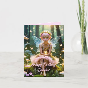 GOOD FAIRY WISHES BIRTHDAY CARD