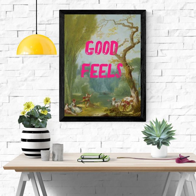 Good Feels Summer Outdoor Bright Pop Art Painting Poster (Creator Uploaded)