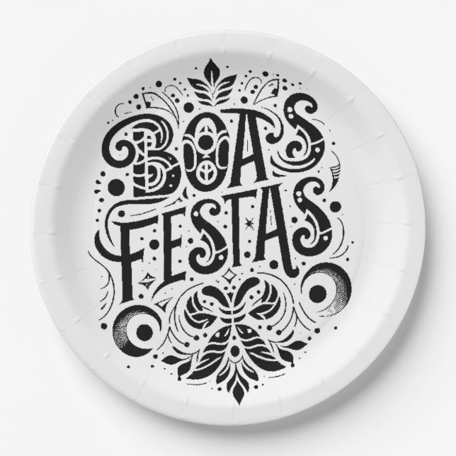 Good Festivals Paper Plate (Front)