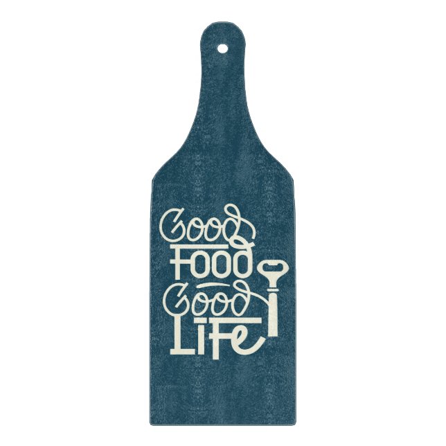 Good Food Good Life  Cutting Board (Front)