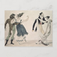Good Form, No. 1: The Waltz, satirical cartoon