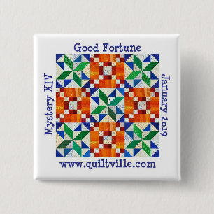 Good Fortune Pinback button