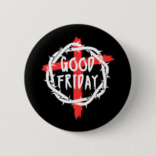 Good Friday  6 Cm Round Badge