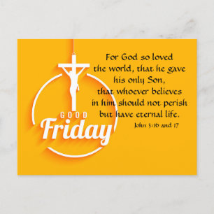 Good Friday Holiday Postcard
