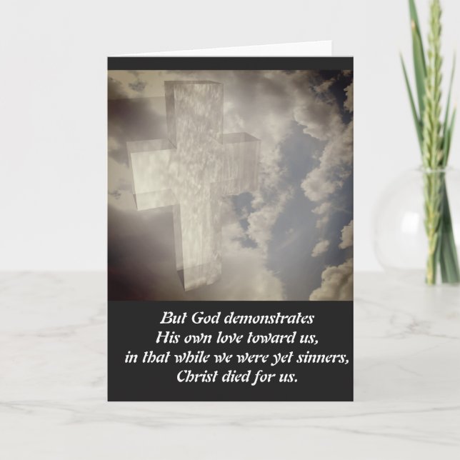 good friday, religious holidays holiday card (Front)