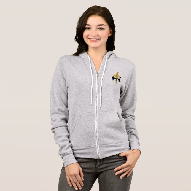Good Friday | Women Full-zip Hoodie (Front Full)