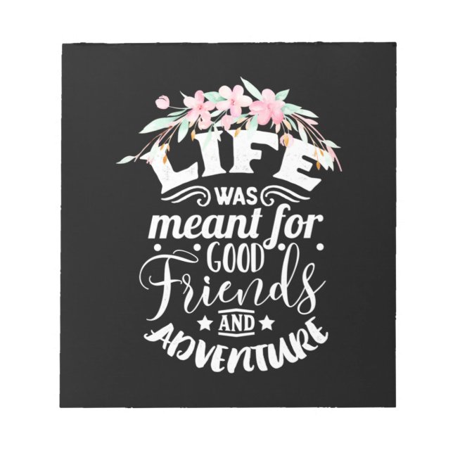 Good Friends And Adventure Notepad (Front)