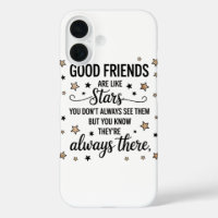 Good Friends Are Like Stars Inspirational Quote