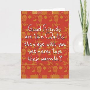 good friends greeting card