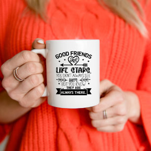 Good Friends, Long Distance Friendship Coffee Mug