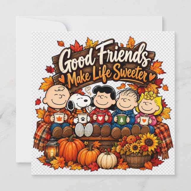 Good Friends Make Life Sweeter! Invitation (Front)