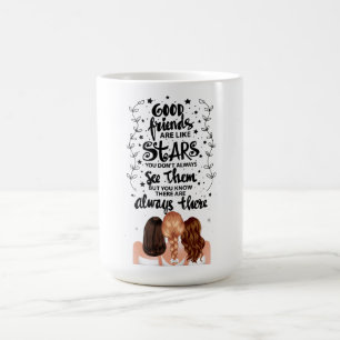 Good Friends Quote Coffee Mug