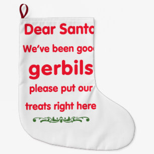 good gerbils large christmas stocking