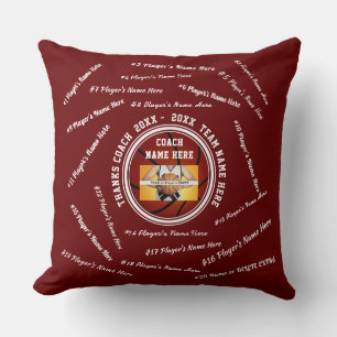 Good Gift for Basketball Coaches in Your COLORS Cushion