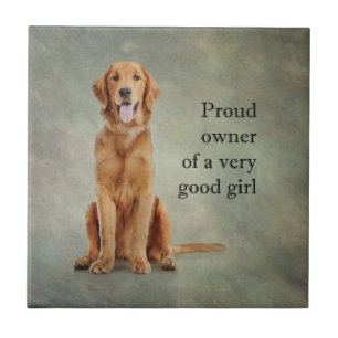 Good Girl Golden Tile