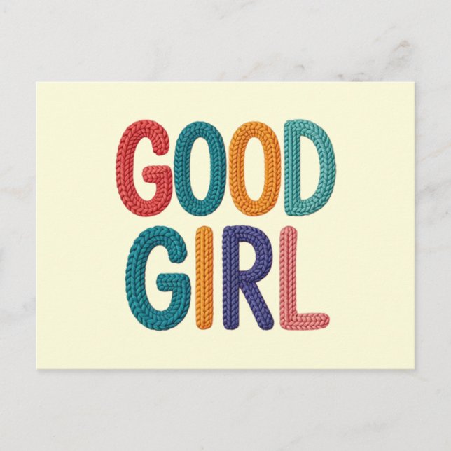 Good Girl Postcard (Front)