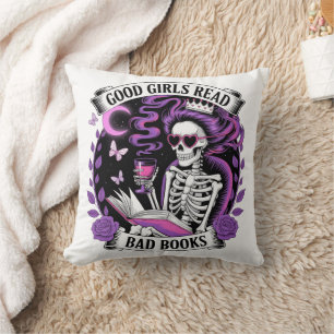 Good Girls Read Bad Books Cushion
