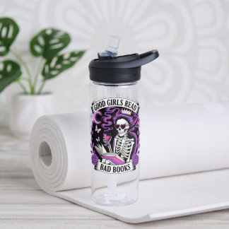 Good Girls Read Bad Books Water Bottle