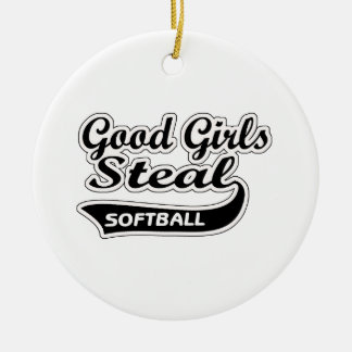 Good Girls Steal (Black) Ceramic Tree Decoration