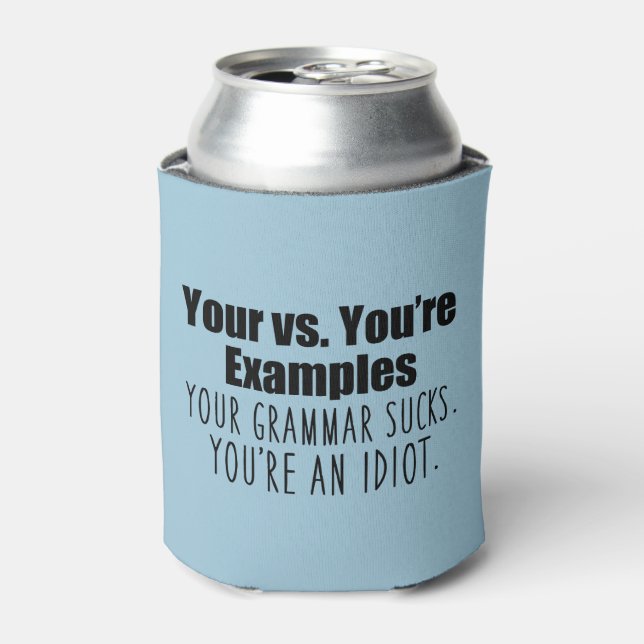 Good Grammar Can Cooler (Can Front)