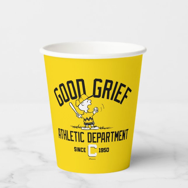 Good Grief Athletic Department Paper Cups (Front)