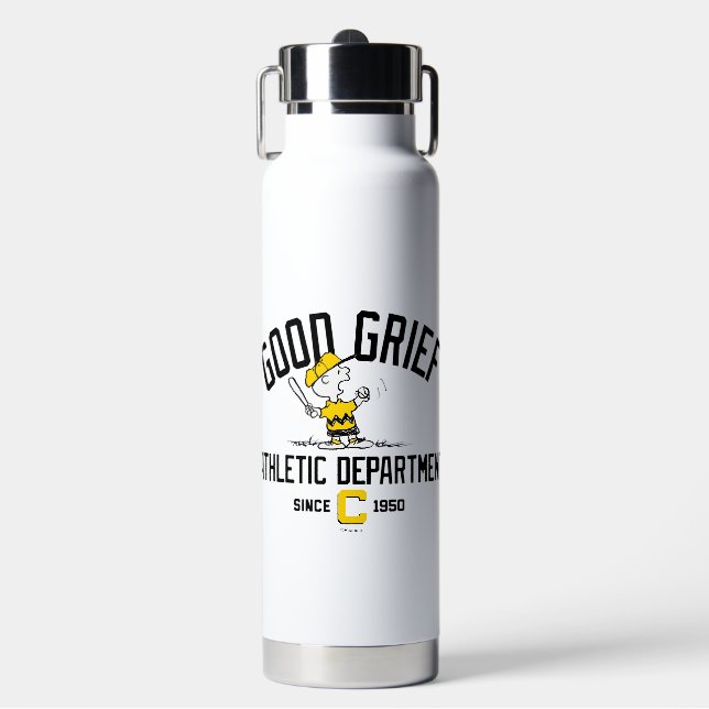 Good Grief Athletic Department Water Bottle (Front)