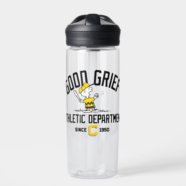 Good Grief Athletic Department Water Bottle (Front)