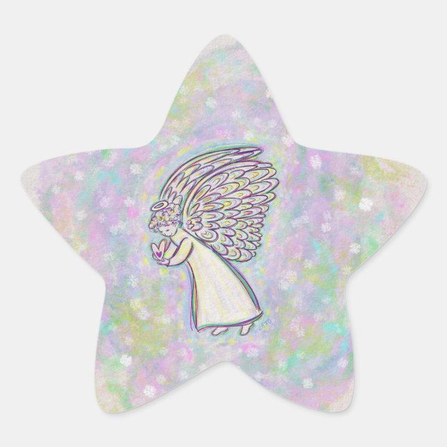 Good Guardian Angel Art Custom Decal Stickers (Front)