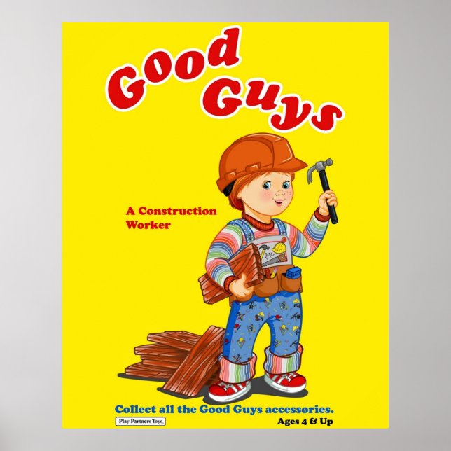 Good Guys - Construction Worker - Childs Play -  Poster (Front)