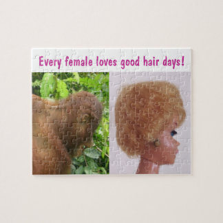 Good Hair Day Jokes Jigsaw Puzzle