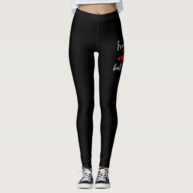 Good Heart Mouthy & Attitude Leggings (Front)