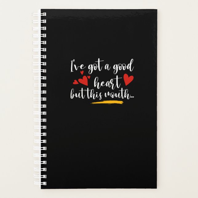 Good Heart Mouthy & Attitude Planner (Front)