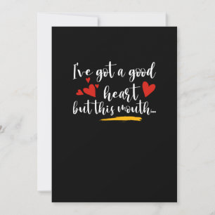 Good Heart Mouthy & Attitude Save The Date