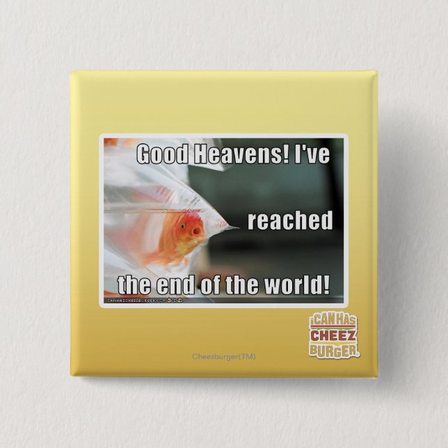 Good Heavens! 15 Cm Square Badge (Front)
