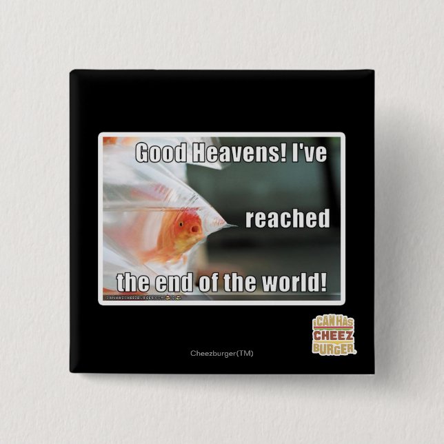 Good Heavens! 15 Cm Square Badge (Front)