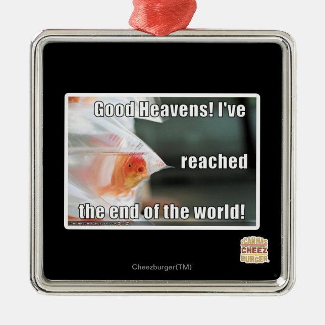 Good Heavens! Metal Tree Decoration (Front)