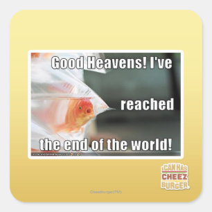 Good Heavens! Square Sticker