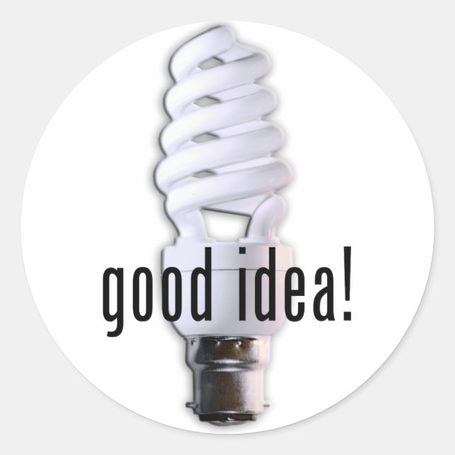 Good Idea Classic Round Sticker (Front)